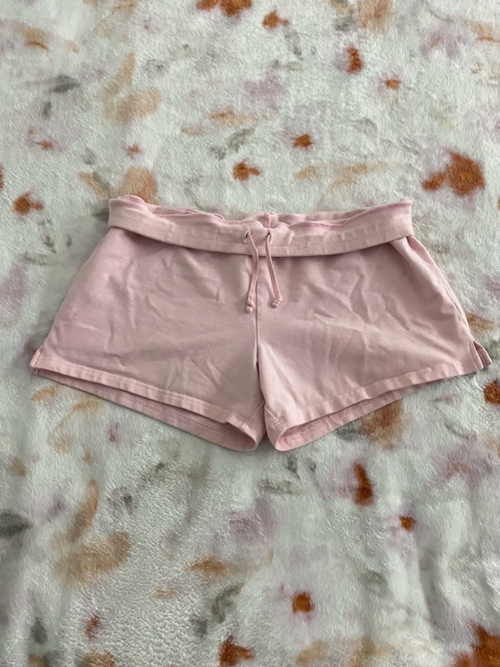 Pink Drawstring Lounge Shorts